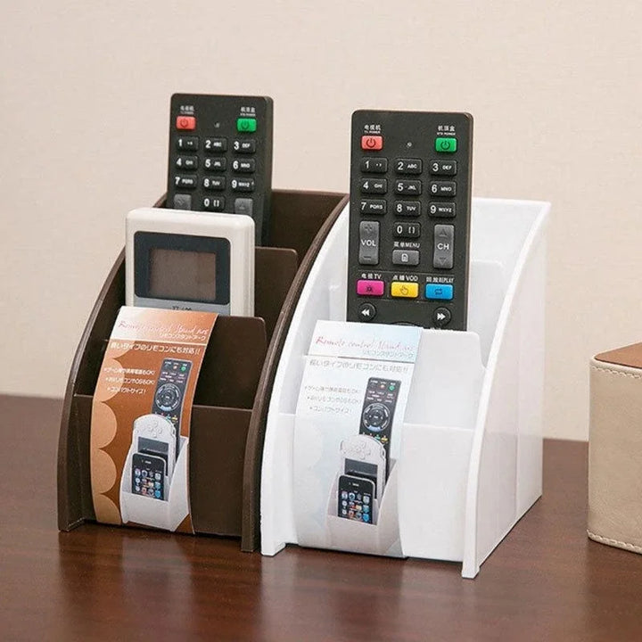 1PC Remote Control Storage Holder Desktop Case Box Organiser Mobile Phone Stand Home Decor